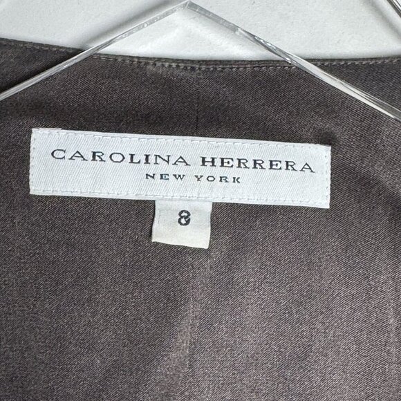 Carolina Herrera Runway silk heavily beaded Vest Top womens size 8 Vintage - Picture 7 of 10